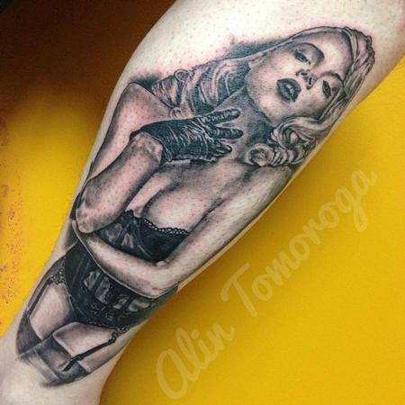 Tattoos - Pinup with Black Glove - 95677
